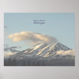 Mount Adams Washington Scenia Photo Poster