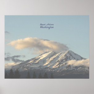 Mount Adams Washington Scenia Photo Poster