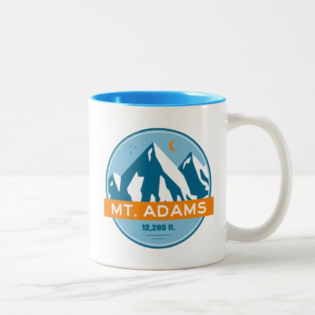 Mount Adams Washington Stars Måne Två-Tonad Mugg (Höger)