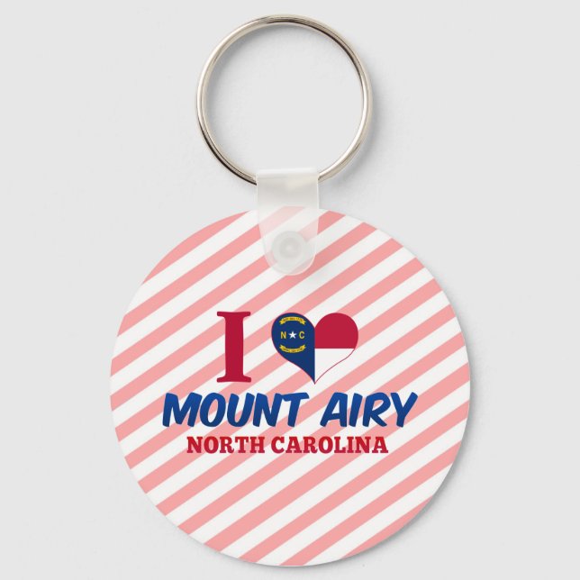 Mount Airy, North Carolina Nyckelring (Framsida)