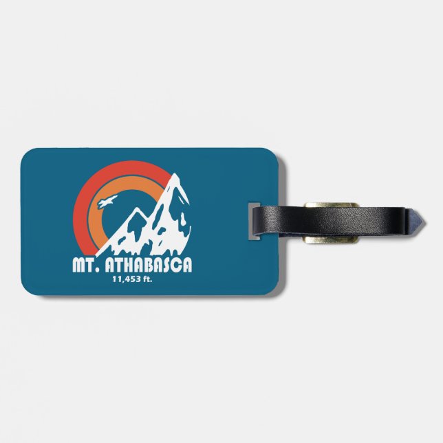 Mount Athabasca Sun Eagle Bagagebricka (Baksida Vågrät)