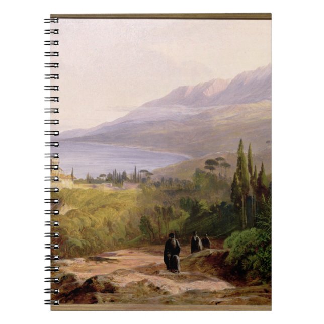 Mount Athos och kloster av Stavroniketes, 18 Anteckningsbok (Framsidan)