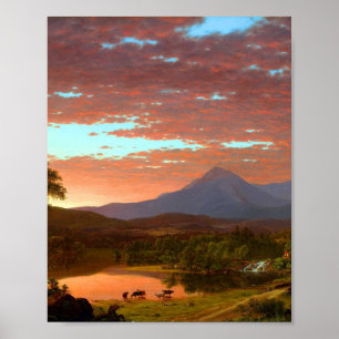 Mount av Frederic Edwin Church Poster