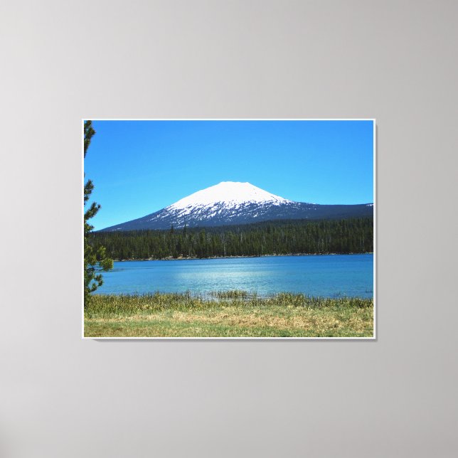 Mount Bachelor, ELLER Canvastryck (Framsida)