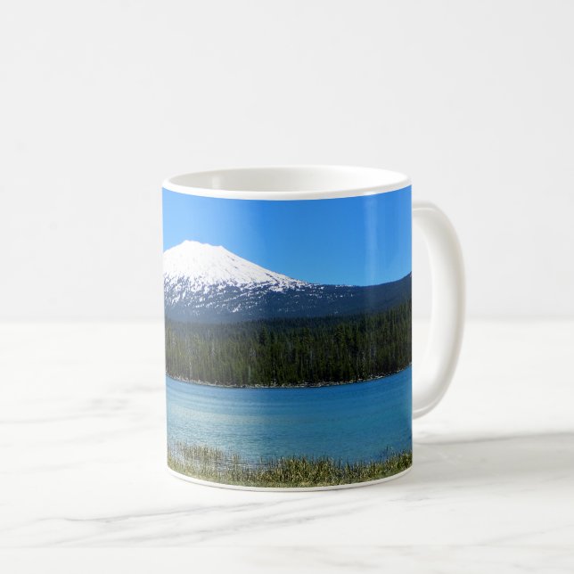 Mount Bachelor, OR Kaffemugg (Framsida höger)