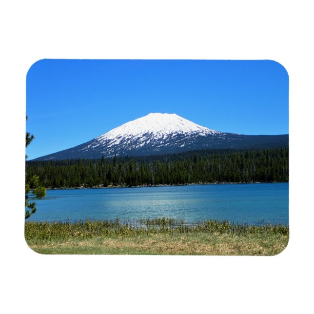 Mount Bachelor, OR Magnet (Horisontell)