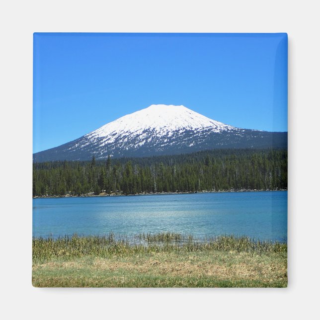 Mount Bachelor, Oregon Magnet (Framsidan)