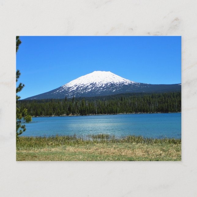 Mount Bachelor, Oregon Vykort (Framsida)