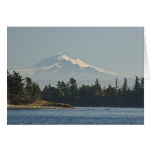 Mount Baker dominerar landskapet Hälsningskort