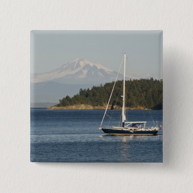 Mount Baker dominerar landskapet Knapp (Framsida)