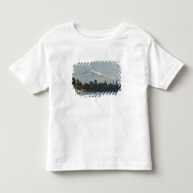 Mount Baker dominerar landskapet T-shirt (Framsida)