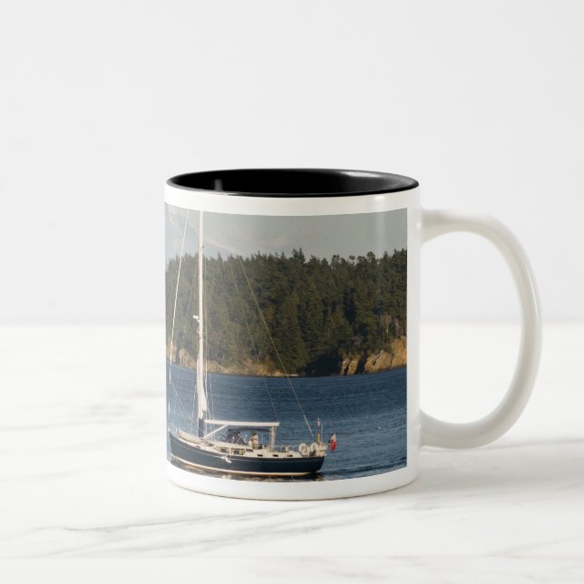 Mount Baker dominerar landskapet Två-Tonad Mugg (Höger)