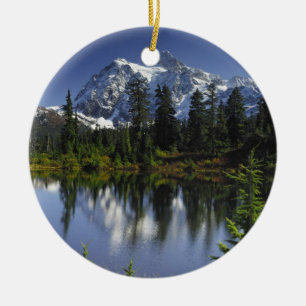 Mount Baker-Snoqualmie nationalskog Julgransprydnad Keramik
