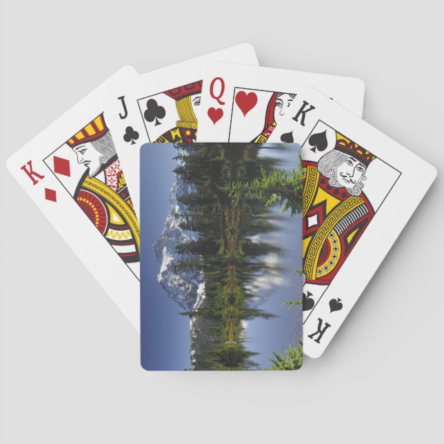Mount Baker-Snoqualmie nationalskog Spelkort (Baksidan)
