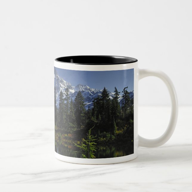 Mount Baker-Snoqualmie nationalskog Två-Tonad Mugg (Höger)