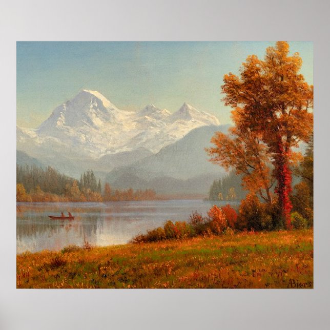 Mount Baker, Washington, finkonst, Poster (Framsidan)