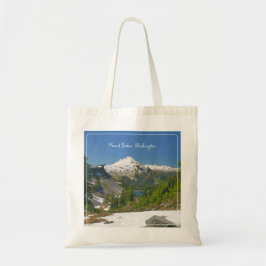 Mount Baker Washington Ligcape Photo Tote Bag Tygkasse