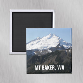 Mount Baker, Washington Photo Magnet
