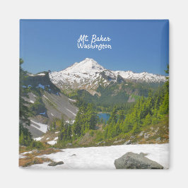 Mount Baker Washington Scenia Photo Magnet