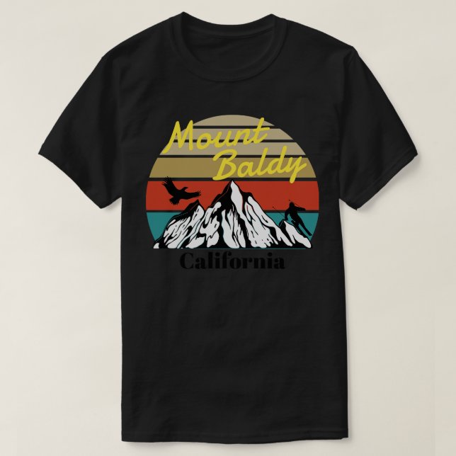 Mount Baldy ski California T Shirt (Design framsida)