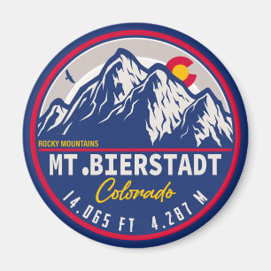 Mount Bierstadt - Colorado 14 ers fourteener Magnet
