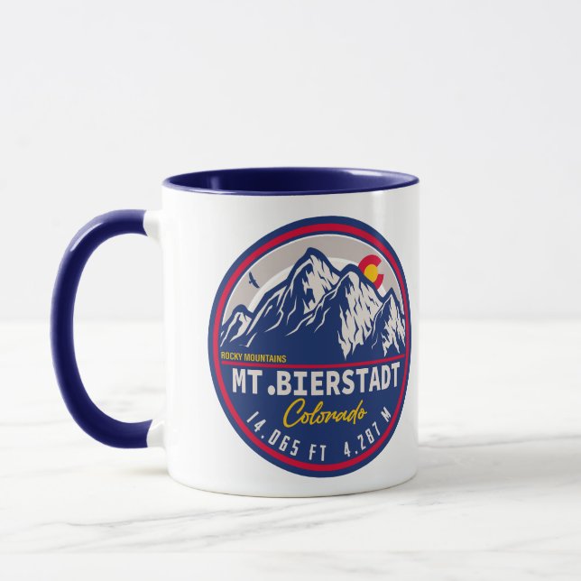 Mount Bierstadt - Colorado 14ers fourteener Sunset Mugg (Vänster)