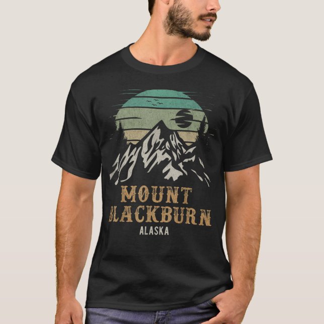 Mount Blackburn National Park Alaska Merchandise T Shirt (Framsida)