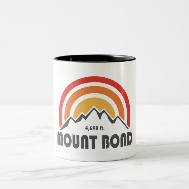 Mount Bond New Hampshire Två-Tonad Mugg (Center)