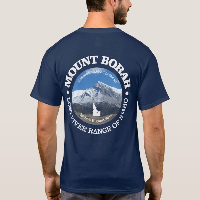 Mount Borah T Shirt (Baksida)