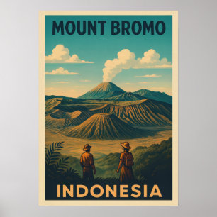 Mount Bromo Indonesien V01 Poster