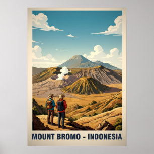 Mount Bromo Indonesien V03 Poster