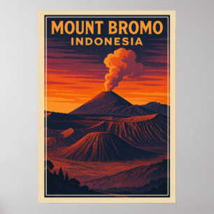 Mount Bromo Indonesien V06 Poster