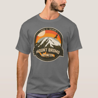 Mount Bromo Indonesien Vulkan Vandring Camping Ret T Shirt