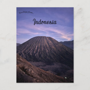 Mount Bromo Östra Java Indonesien Vykort