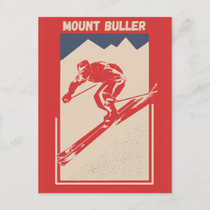 Mount Buller Victorian Alpernas Australia Ski Reso Vykort
