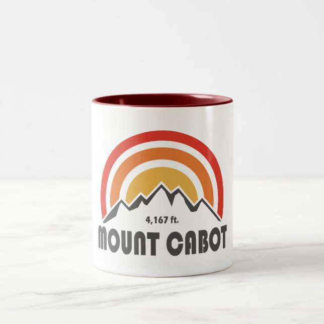 Mount Cabot New Hampshire Två-Tonad Mugg (Center)