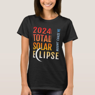 Mount Chase Maine ME Total Solar Eclipse 2024 5 T Shirt