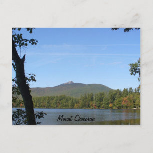 Mount Chocorua & Chocorua Sjö, New Hampshire Vykort