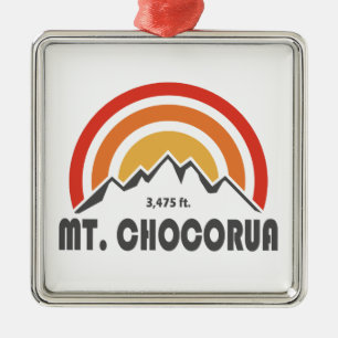 Mount Chocorua New Hampshire Julgransprydnad Metall