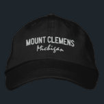 Mount Clemens Michigan Embroired Baseball Hat Broderad Keps<br><div class="desc">Mount Clemens Michigan Embroidern Baseball Hometown Hat</div>