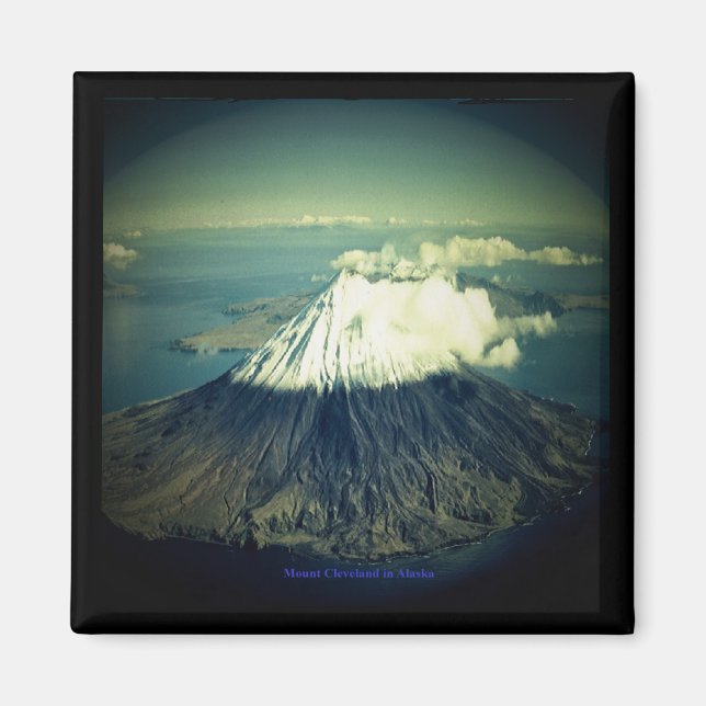 Mount Cleveland, Alaska Magnet (Framsidan)
