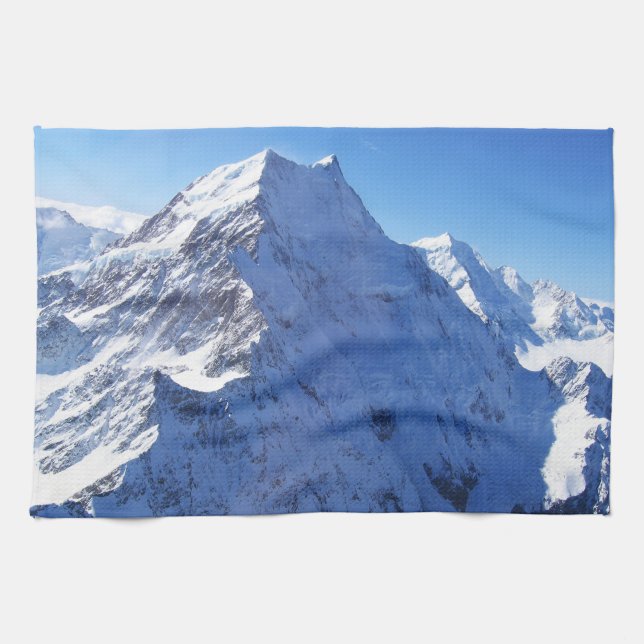 Mount Cook (Aoraki) Peak, Nya Zeeland Kökshandduk (Horisontell)