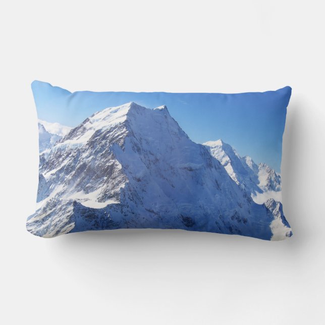 Mount Cook (Aoraki) Peak, Nya Zeeland Lumbarkudde (Framsida)