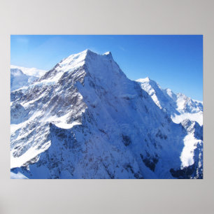 Mount Cook (Aoraki) Peak, Nya Zeeland Poster