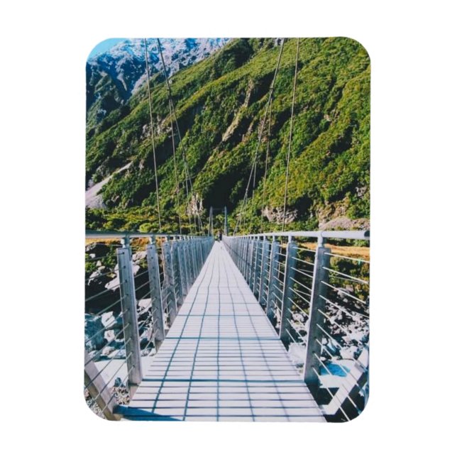 Mount Cook - Nya Zeeland Magnet (Vertikal)