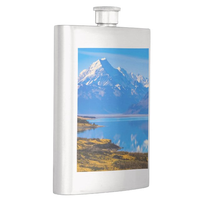 Mount Cook Overlook Sjö Pukaki, NZ Fickplunta (Höger)