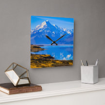 Mount Cook Overlook Sjö Pukaki, NZ