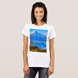 Mount Cook Overlook Sjö Pukaki, NZ T Shirt