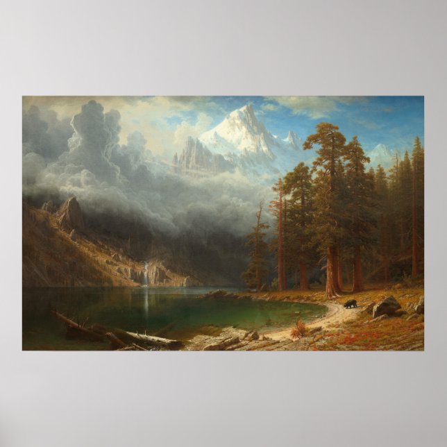 Mount Corcoran - Albert Bierstadt Fine Art Poster (Framsidan)