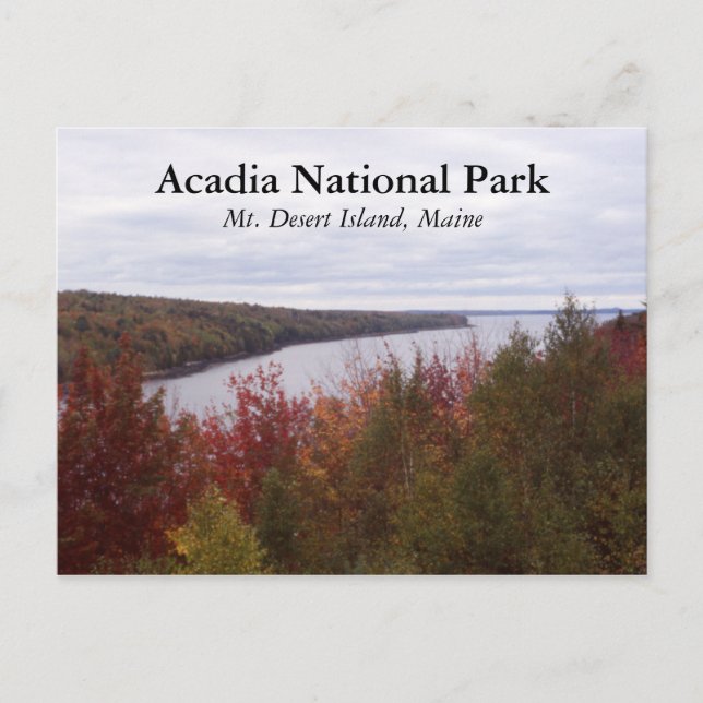 Mount Desert Island Vykort (Framsida)